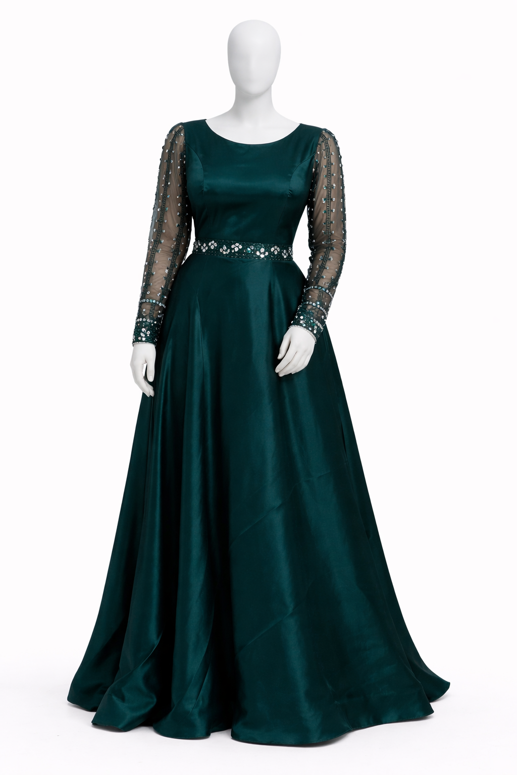 Green lehenga styling